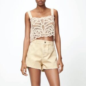 Zara // NWOT Mid Rise Relaxed Shorts